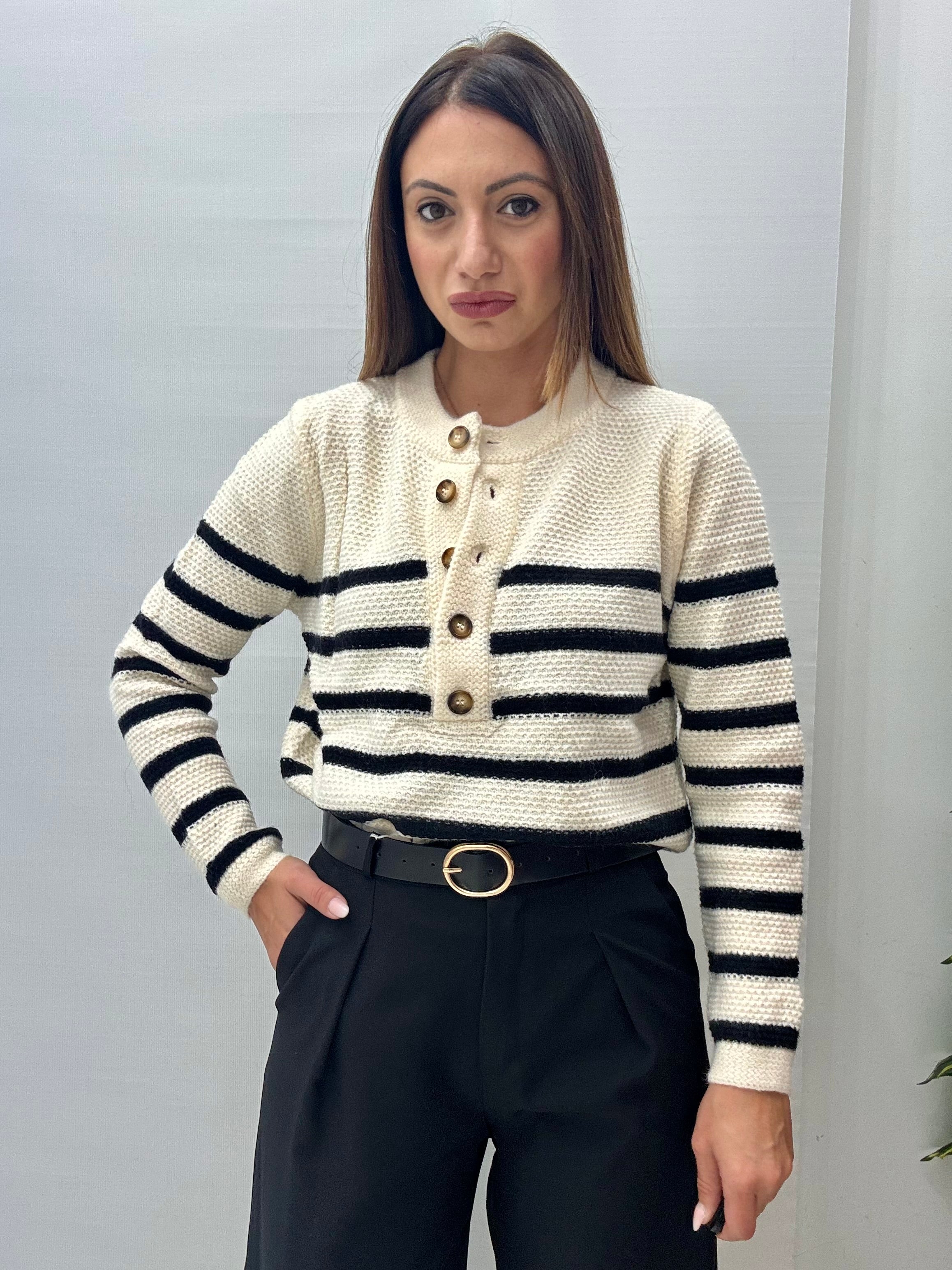 Maglioncino Righe Polo